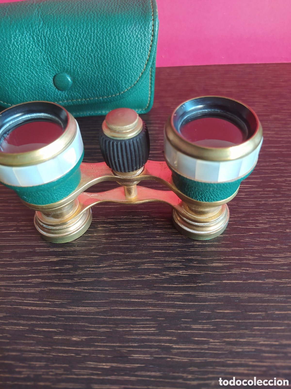 Vintage: Prism&aacute;ticos de &oacute;pera vintage, madre Perla - Foto 4