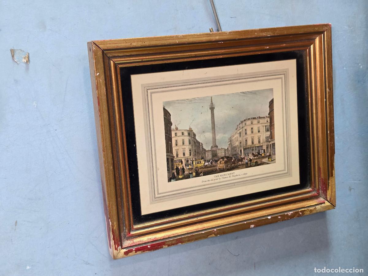 Vintage: cuadro con grabado antiguo - Foto 1