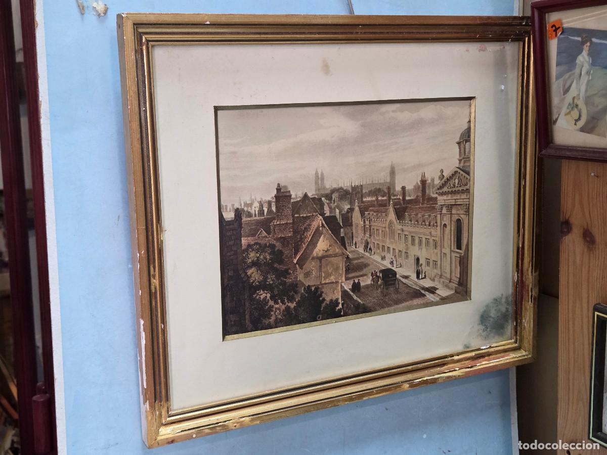 Vintage: cuadro con grabado antiguo - Foto 1