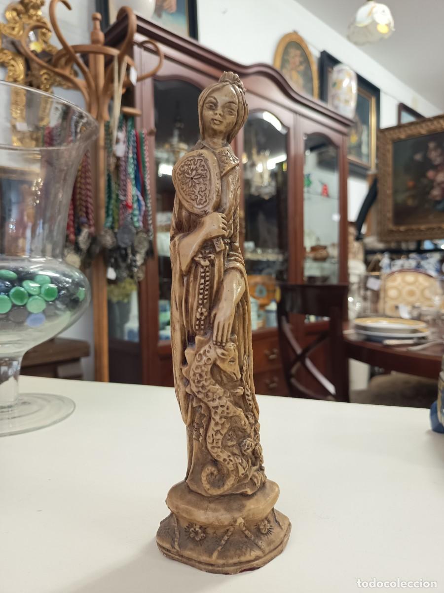 Vintage: Figura Oriental Mujer - Foto 1