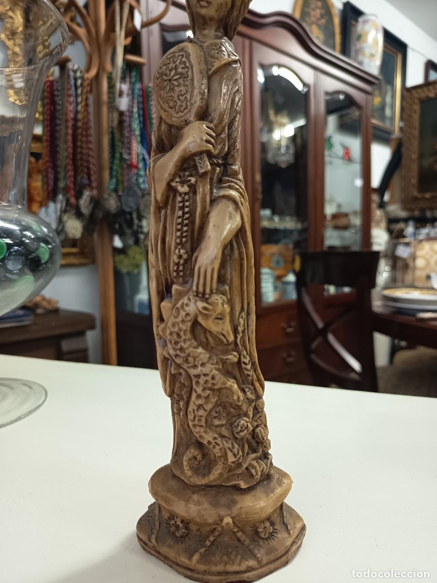 Vintage: Figura Oriental Mujer - Foto 7