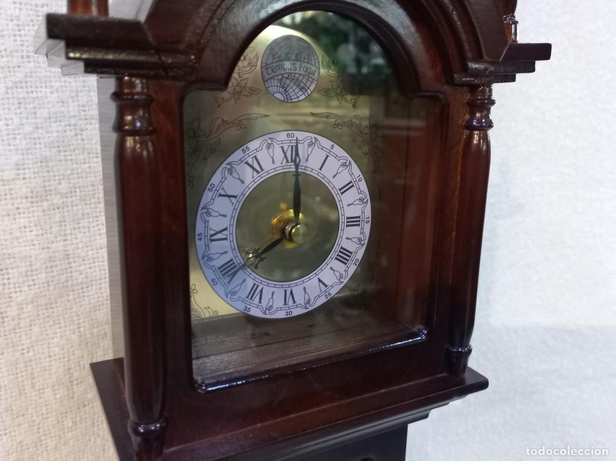 Vintage: RELOJ CARRILL&Oacute;N (47cm) madera - Foto 3