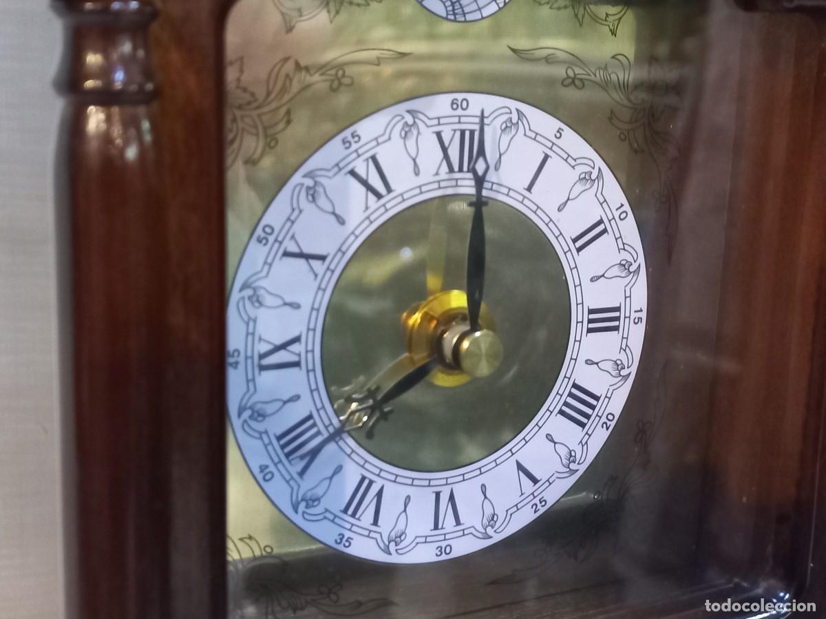 Vintage: RELOJ CARRILL&Oacute;N (47cm) madera - Foto 4