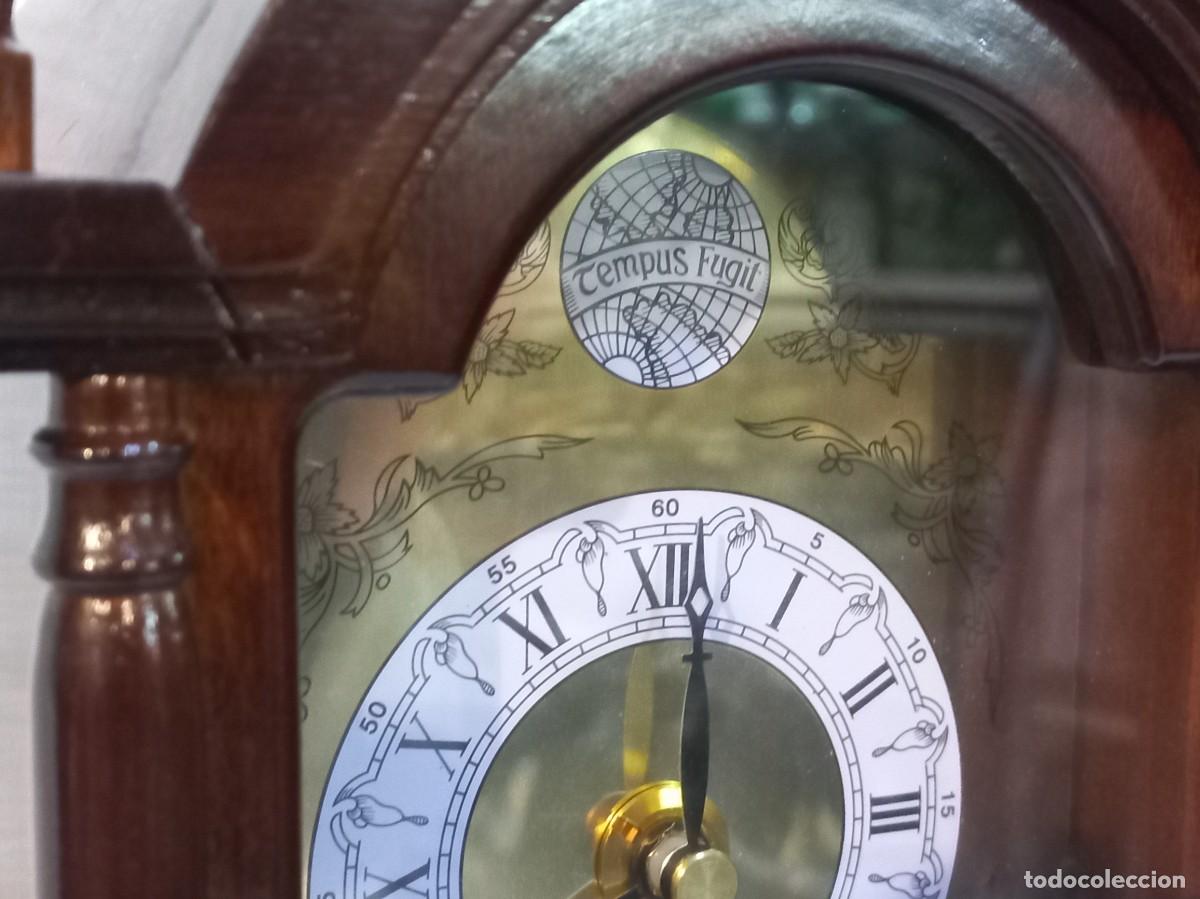 Vintage: RELOJ CARRILL&Oacute;N (47cm) madera - Foto 5