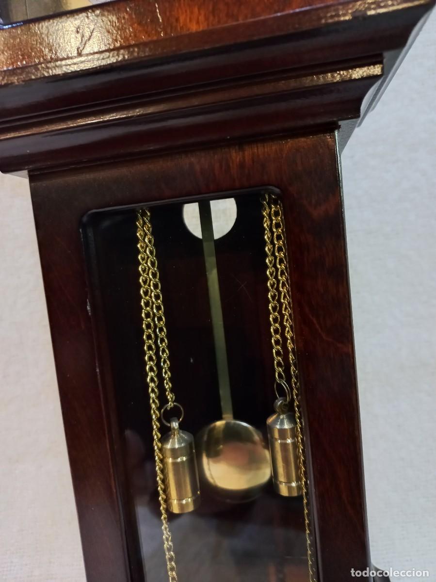 Vintage: RELOJ CARRILL&Oacute;N (47cm) madera - Foto 6