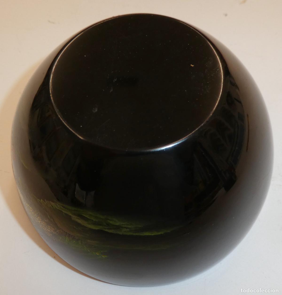 Vintage: CUENCO BOL DE LACA ORIENTAL PINTADO A MANO DE FOOCHOW - Foto 3