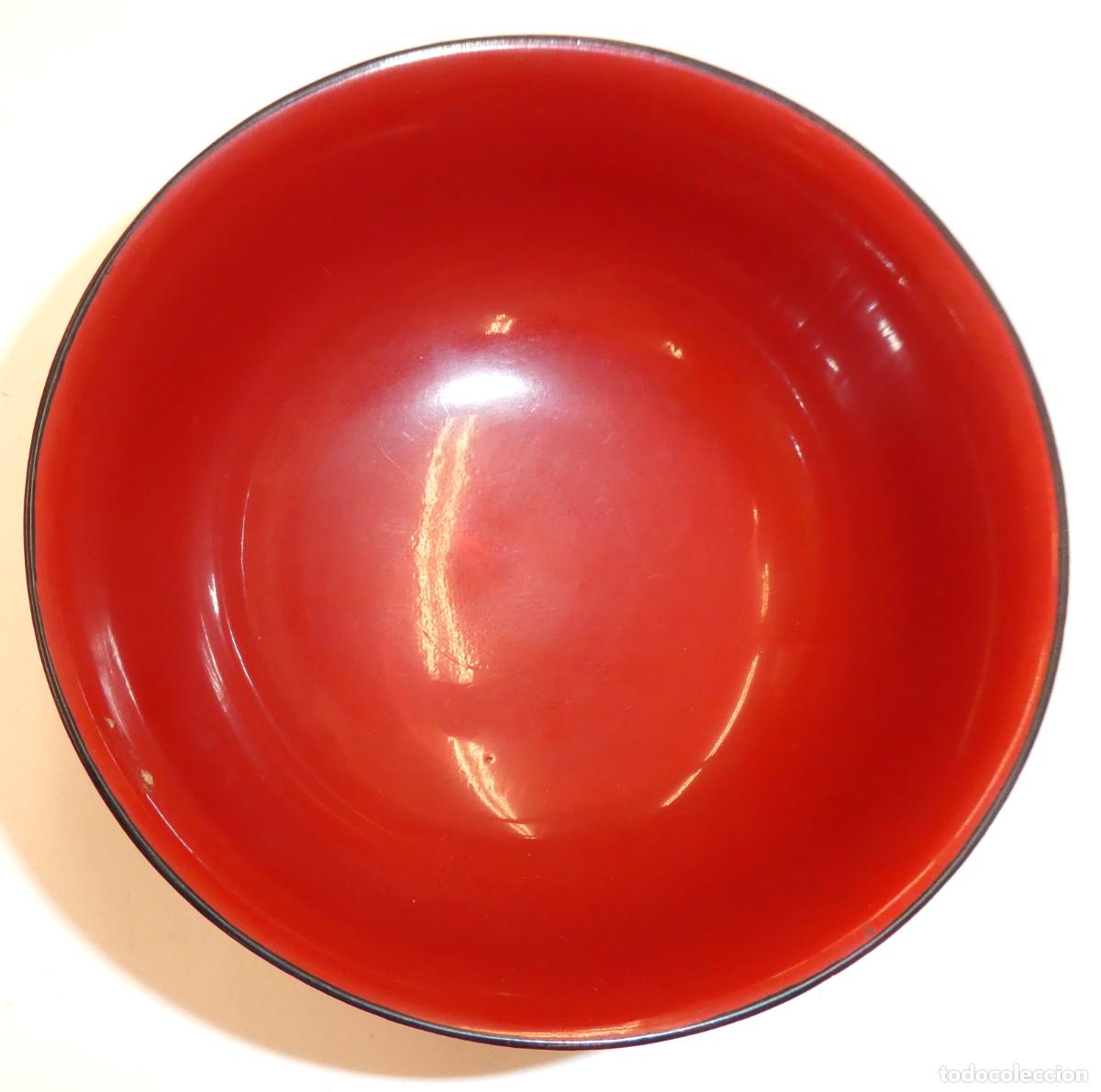 Vintage: CUENCO BOL DE LACA ORIENTAL - Foto 3