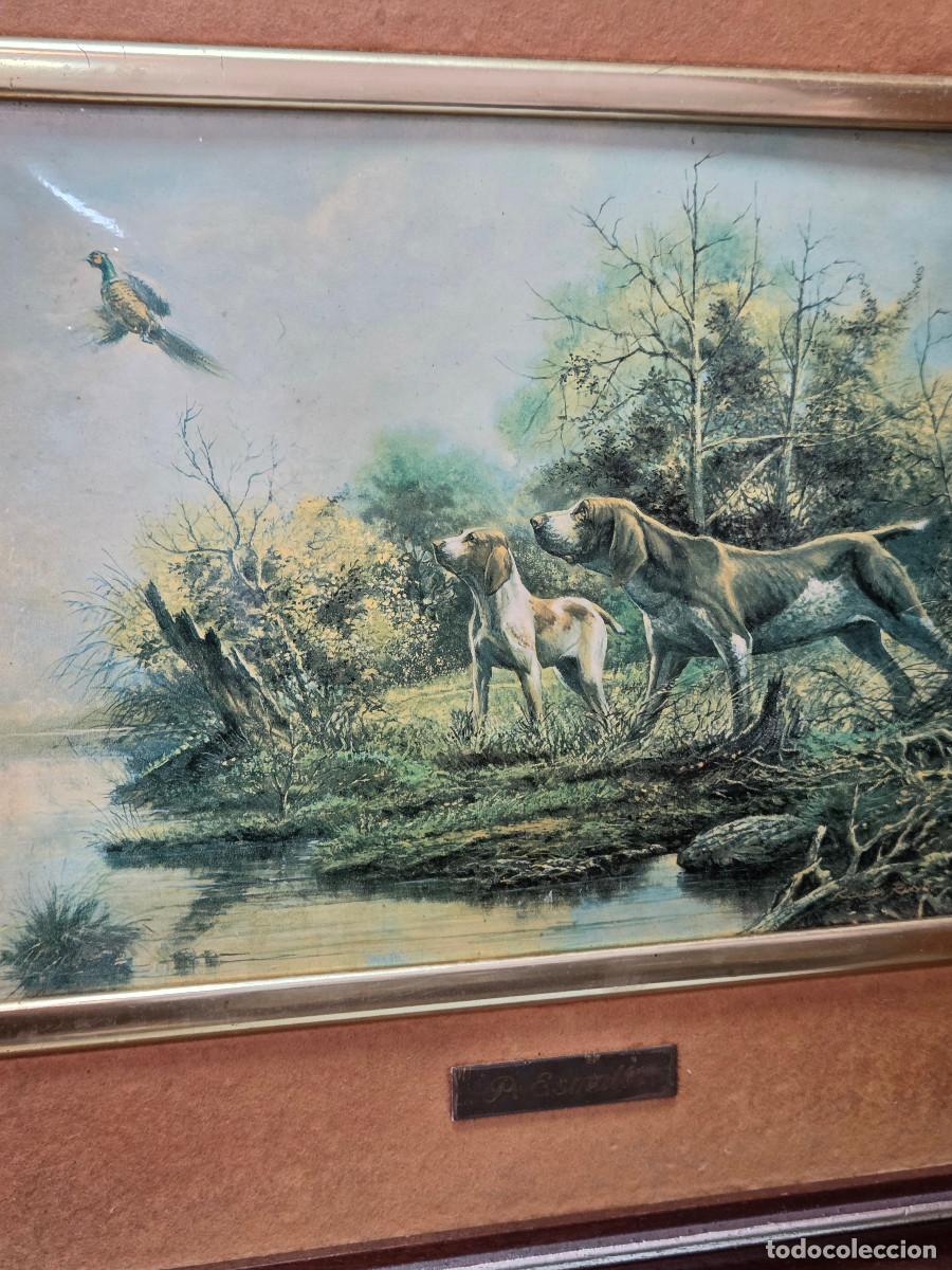 Vintage: cuadro con litografias - Foto 2