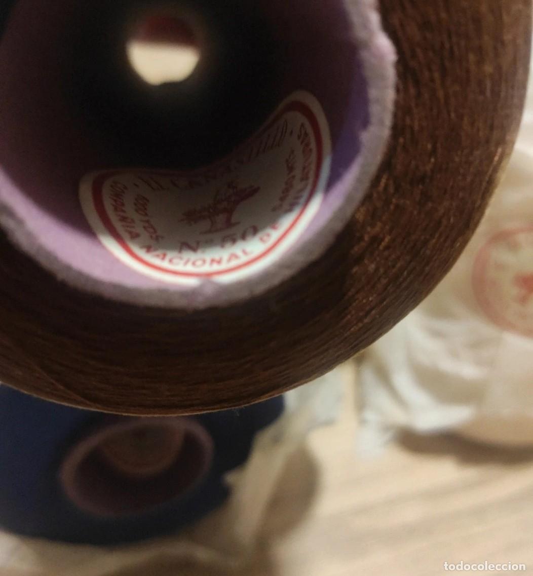 Vintage: 6 conos de hilo marca el canastillo - Foto 6