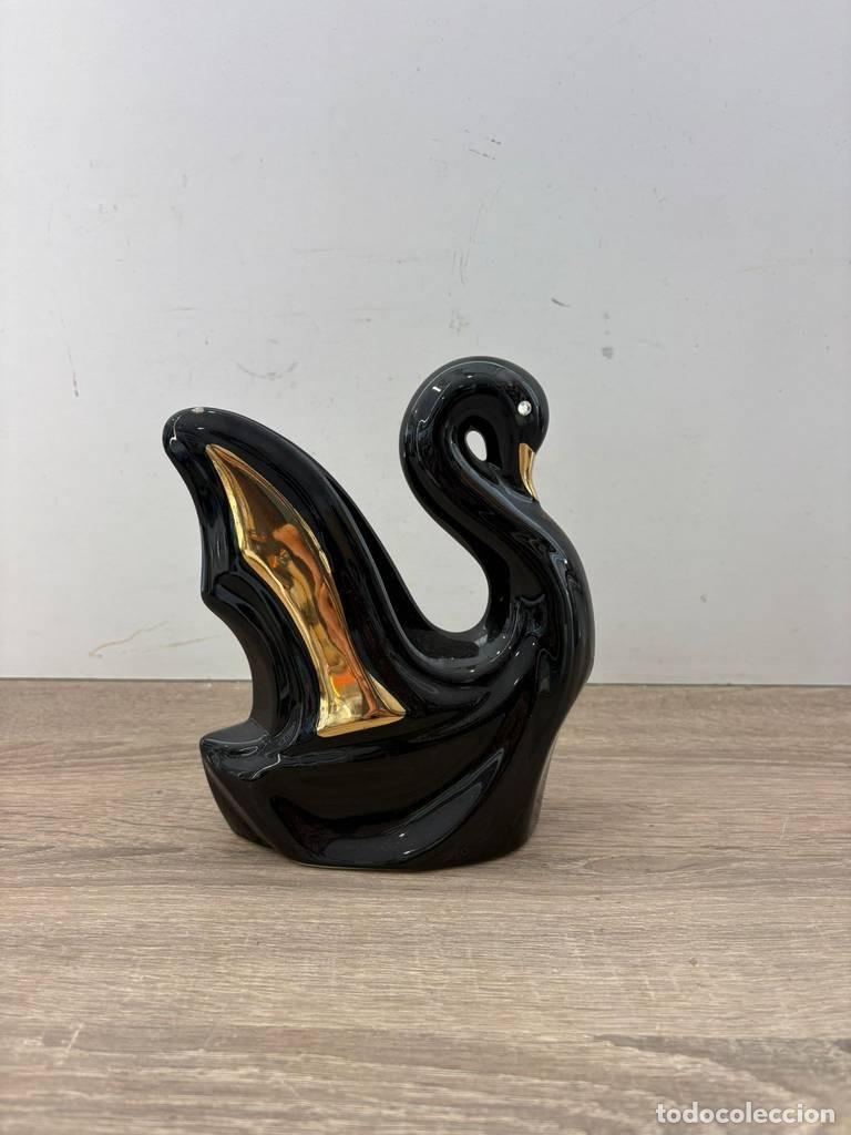 Vintage: FIGURA DE CISNE NEGRO - Foto 1