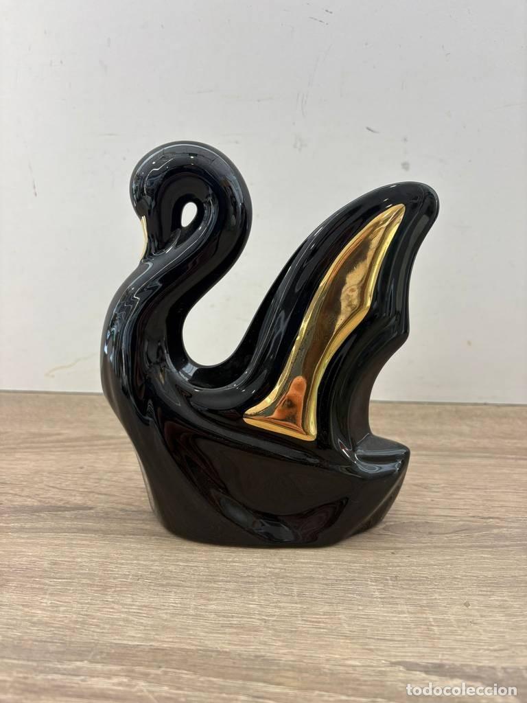Vintage: FIGURA DE CISNE NEGRO - Foto 2
