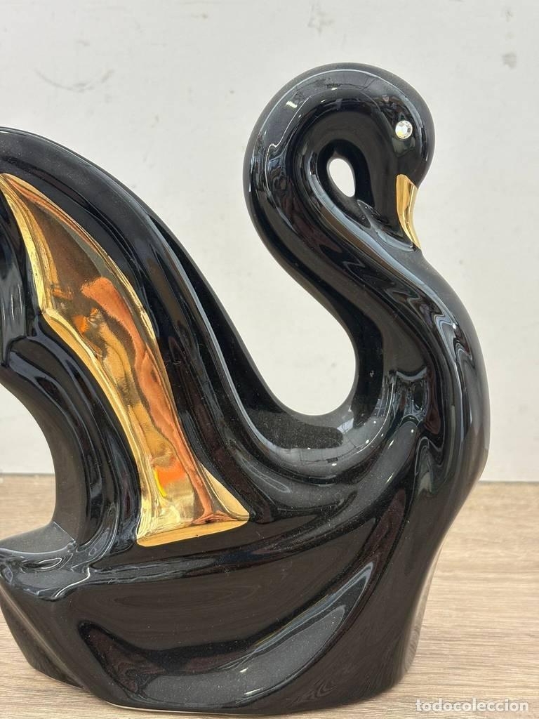 Vintage: FIGURA DE CISNE NEGRO - Foto 4