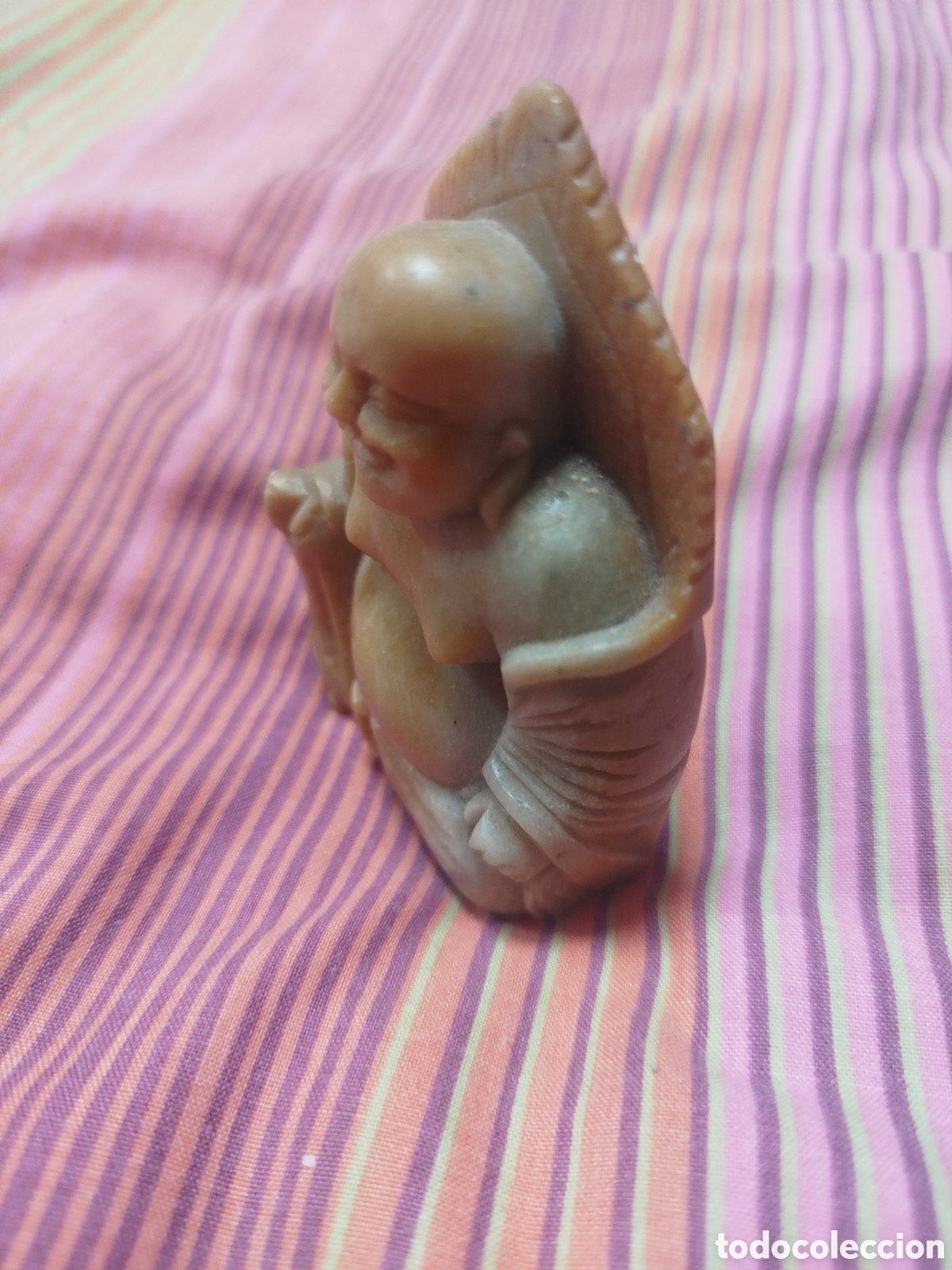 Vintage: Figura buda de piedra - Foto 3