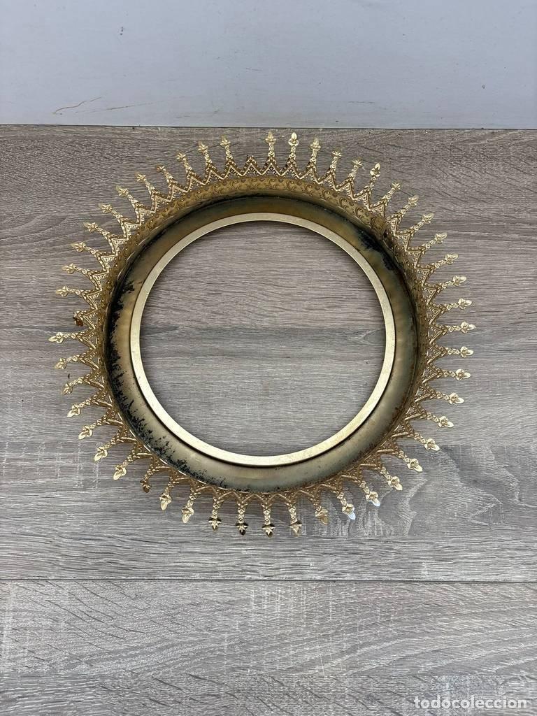 Vintage: CORONA DE ESPEJO O L&Aacute;MPARA - Foto 2