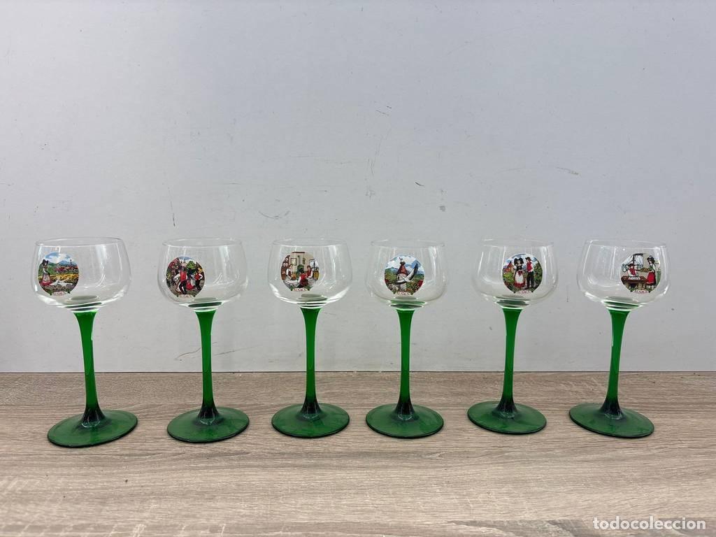 Vintage: CONJUNTO DE 6 COPAS. - Foto 1