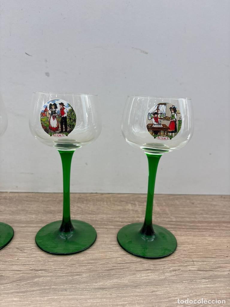 Vintage: CONJUNTO DE 6 COPAS. - Foto 4