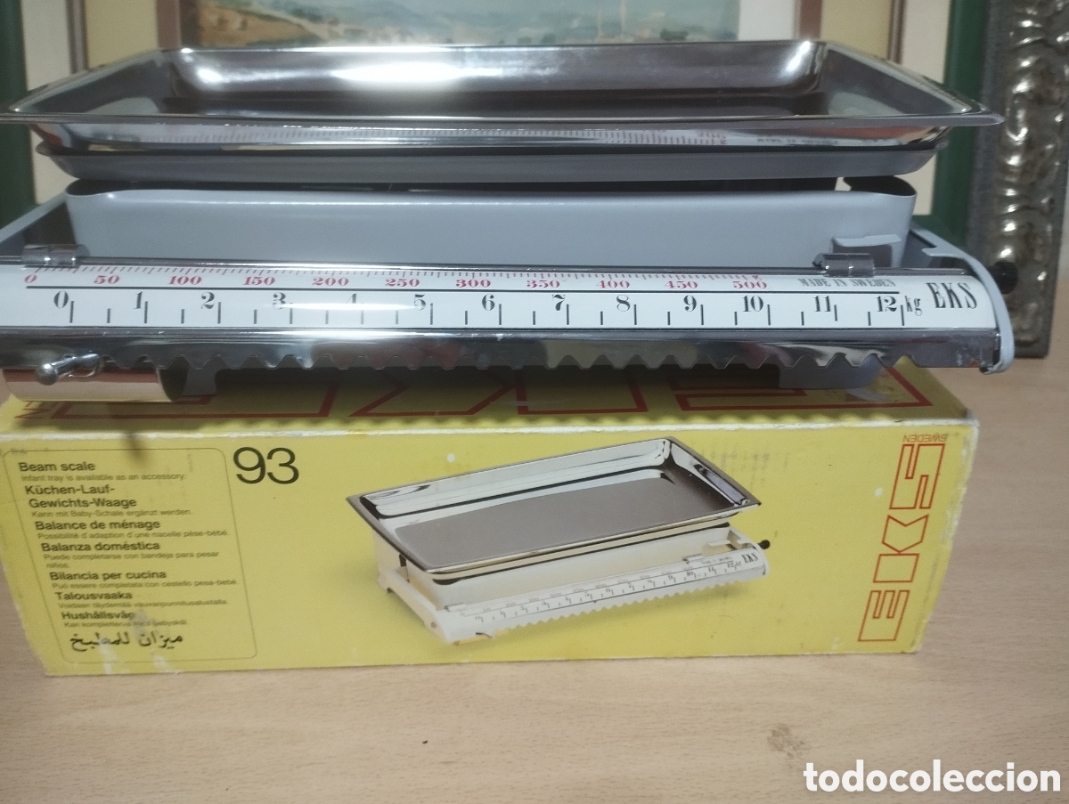 Vintage: BASCULA EKS -SUECIA- NUEVA EN SU CAJA - Foto 2