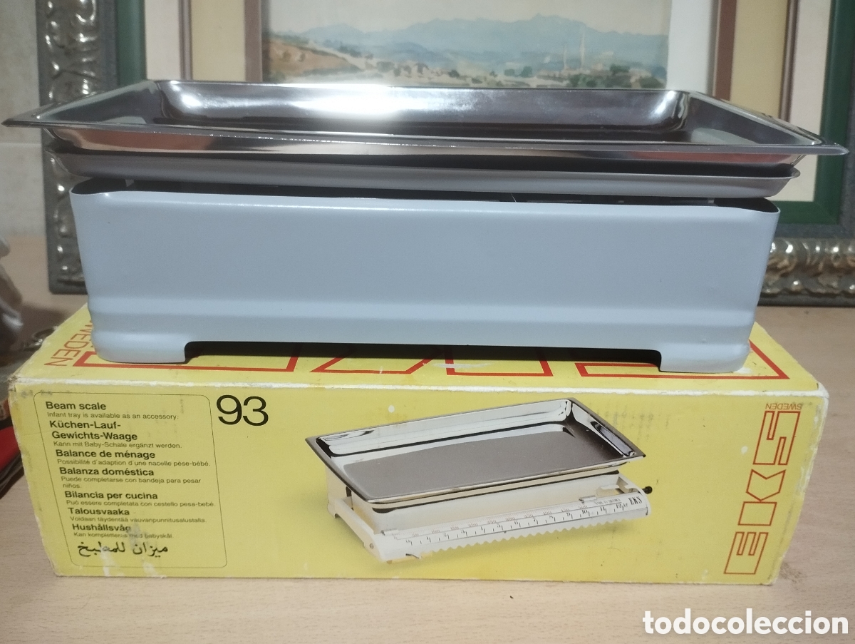 Vintage: BASCULA EKS -SUECIA- NUEVA EN SU CAJA - Foto 5