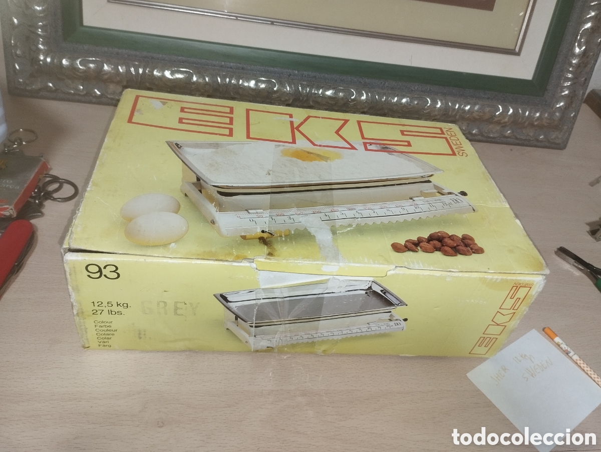 Vintage: BASCULA EKS -SUECIA- NUEVA EN SU CAJA - Foto 6