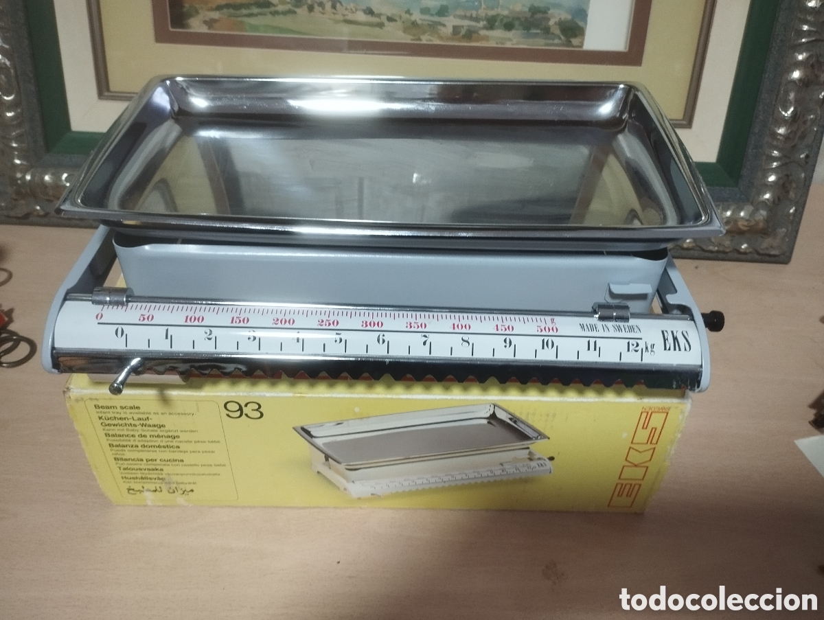 Vintage: BASCULA EKS -SUECIA- NUEVA EN SU CAJA - Foto 1