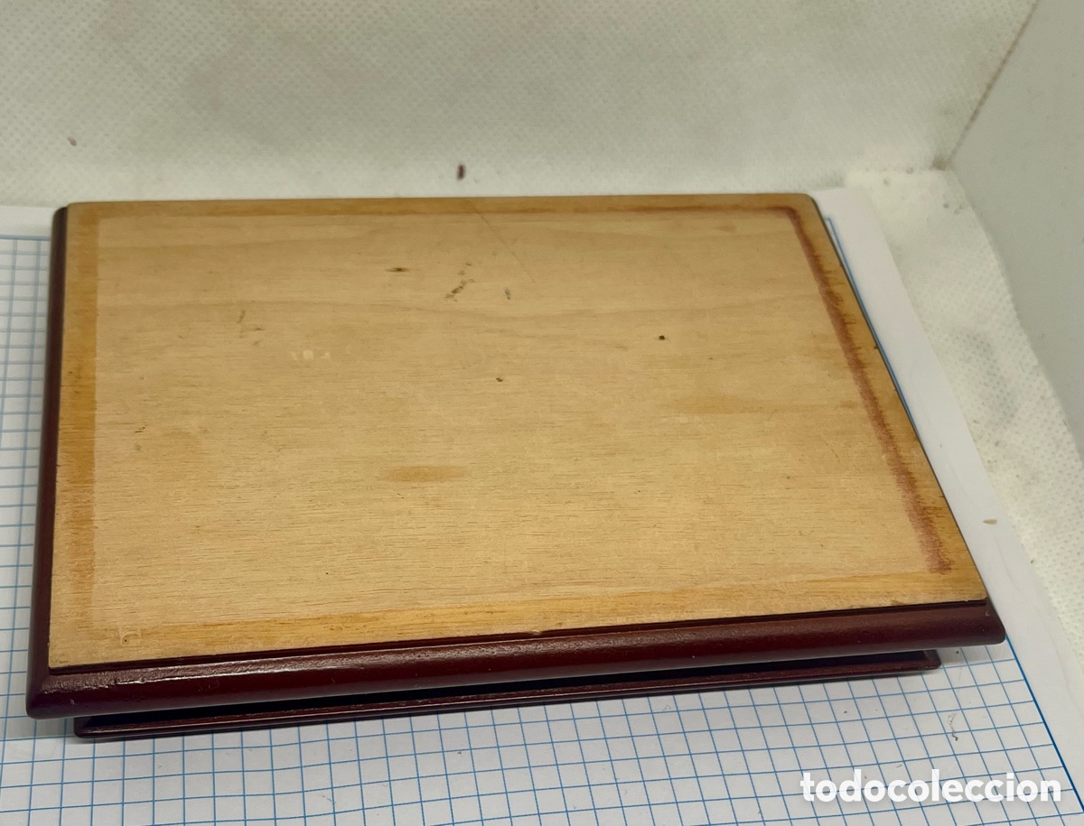 Vintage: PEANA DE MADERA 10 x 13,5 cm - Foto 4
