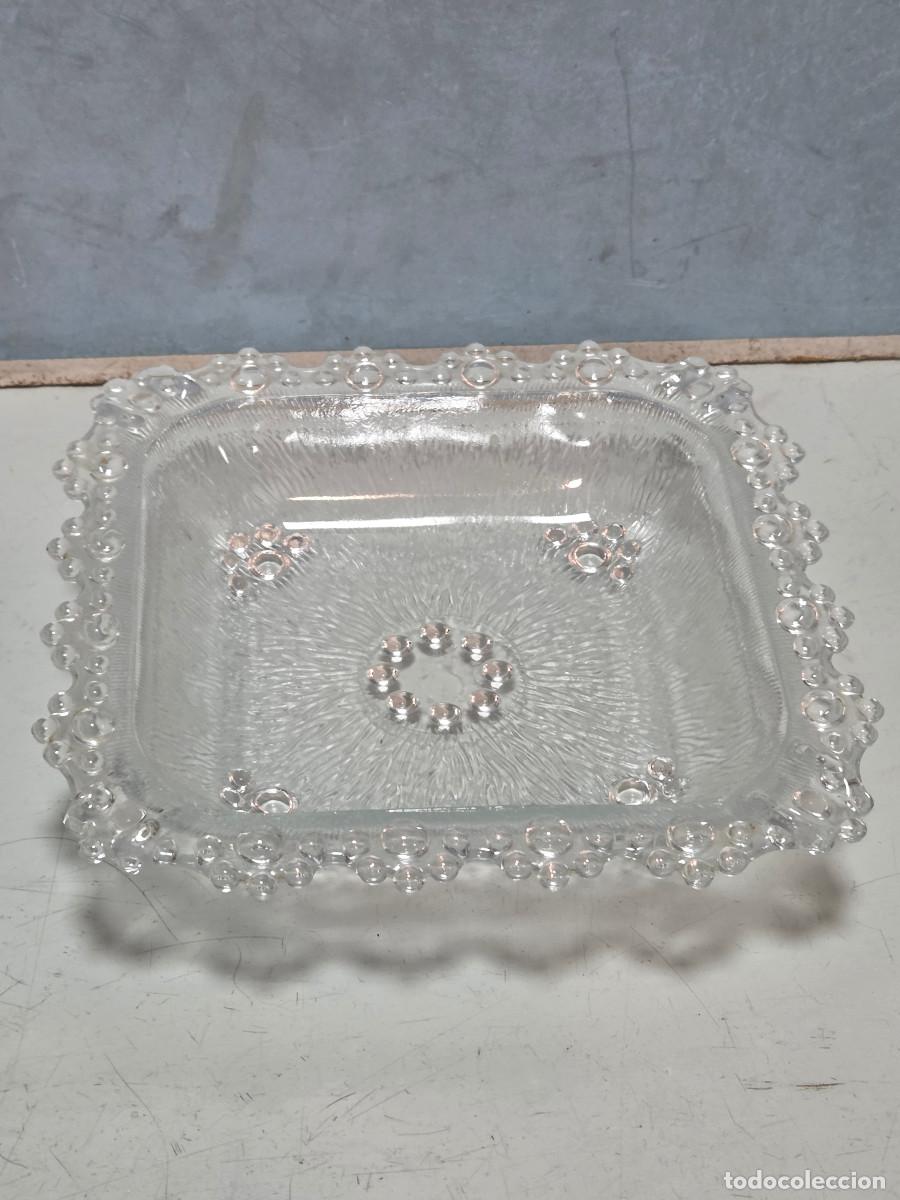 Vintage: bandeja de cristal vintage - Foto 1