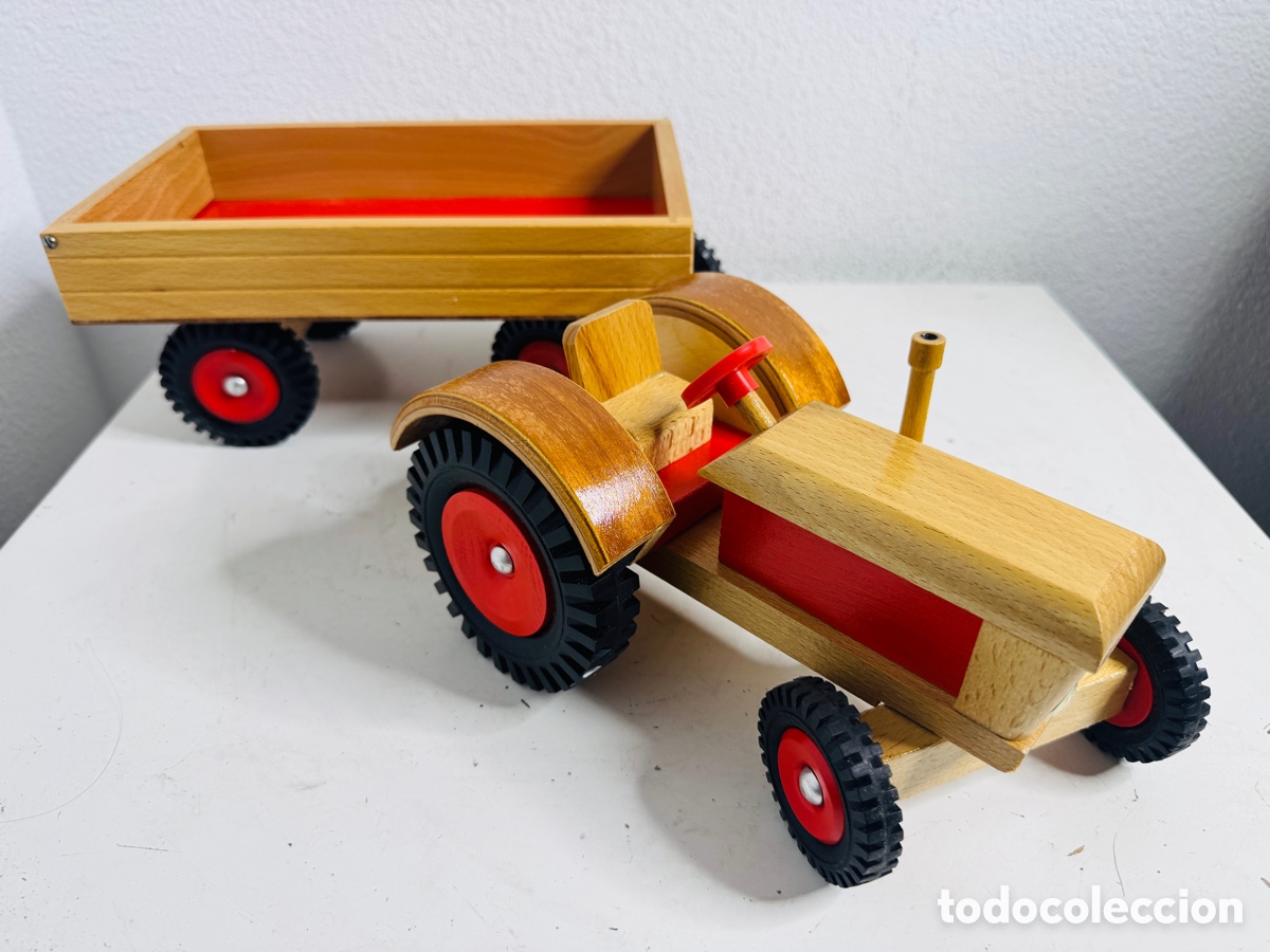 Vintage: Tractor Madera Made in RDA - Foto 2