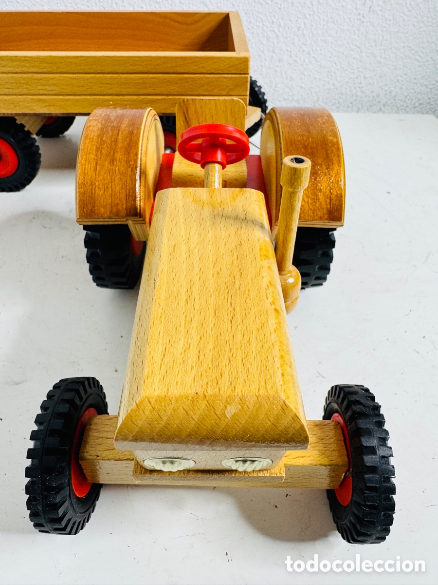 Vintage: Tractor Madera Made in RDA - Foto 4