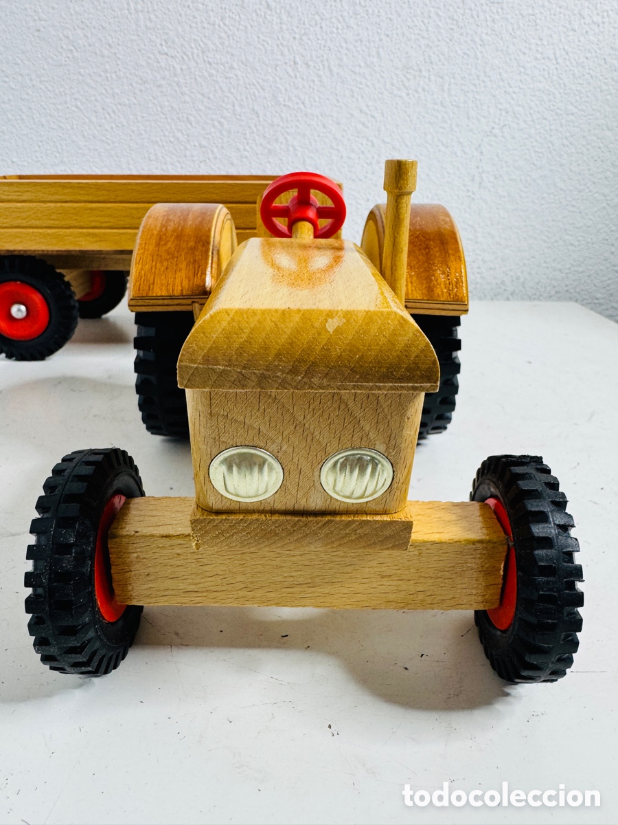 Vintage: Tractor Madera Made in RDA - Foto 5