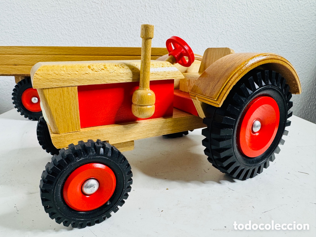 Vintage: Tractor Madera Made in RDA - Foto 6