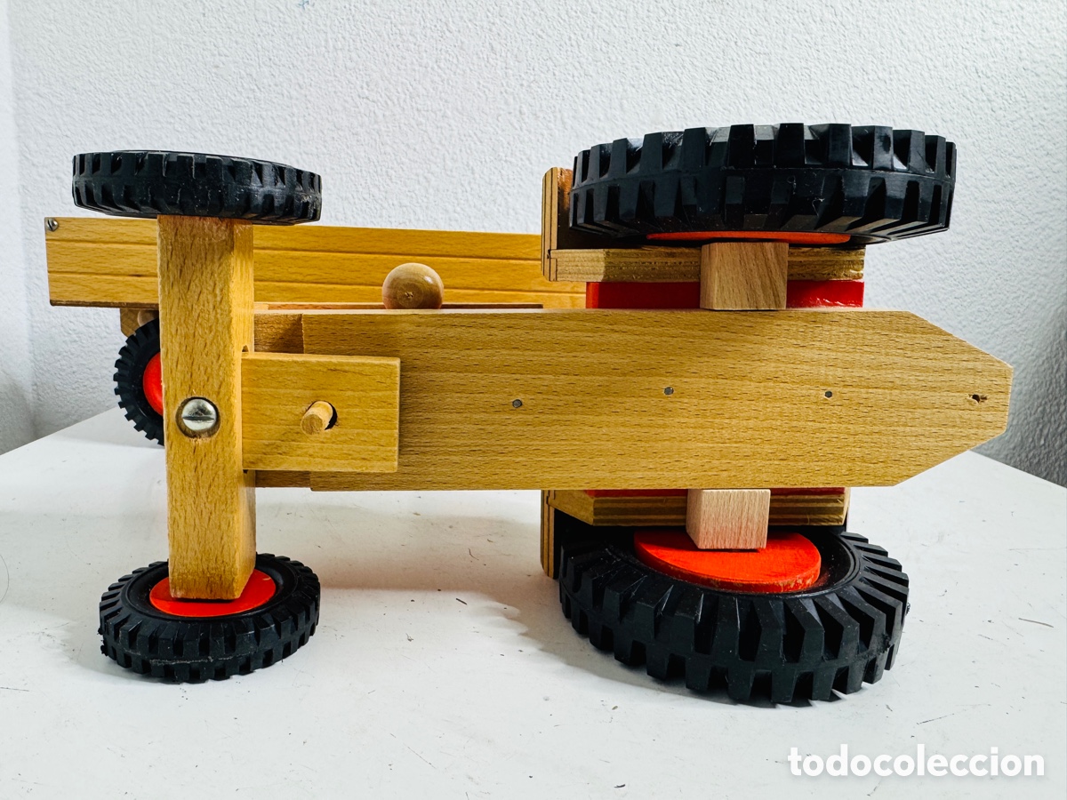 Vintage: Tractor Madera Made in RDA - Foto 8