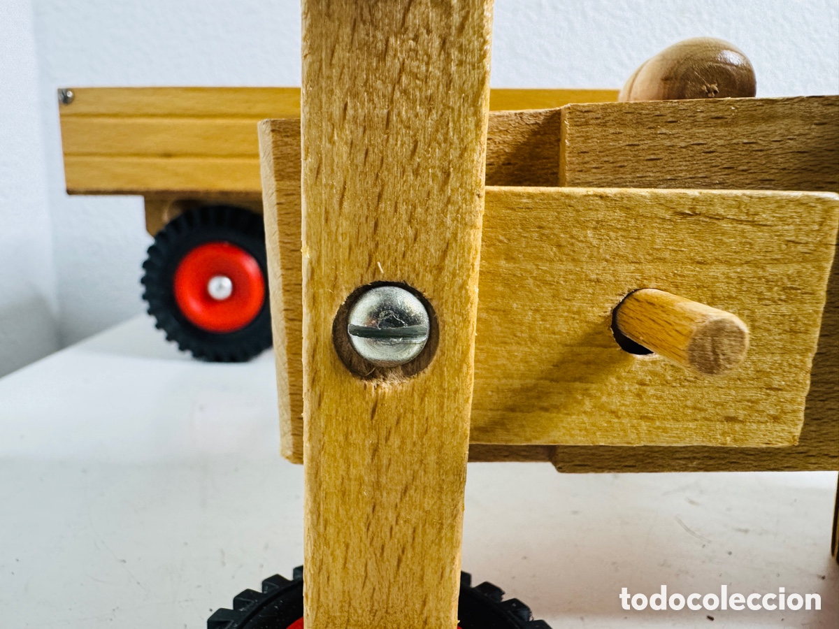 Vintage: Tractor Madera Made in RDA - Foto 9