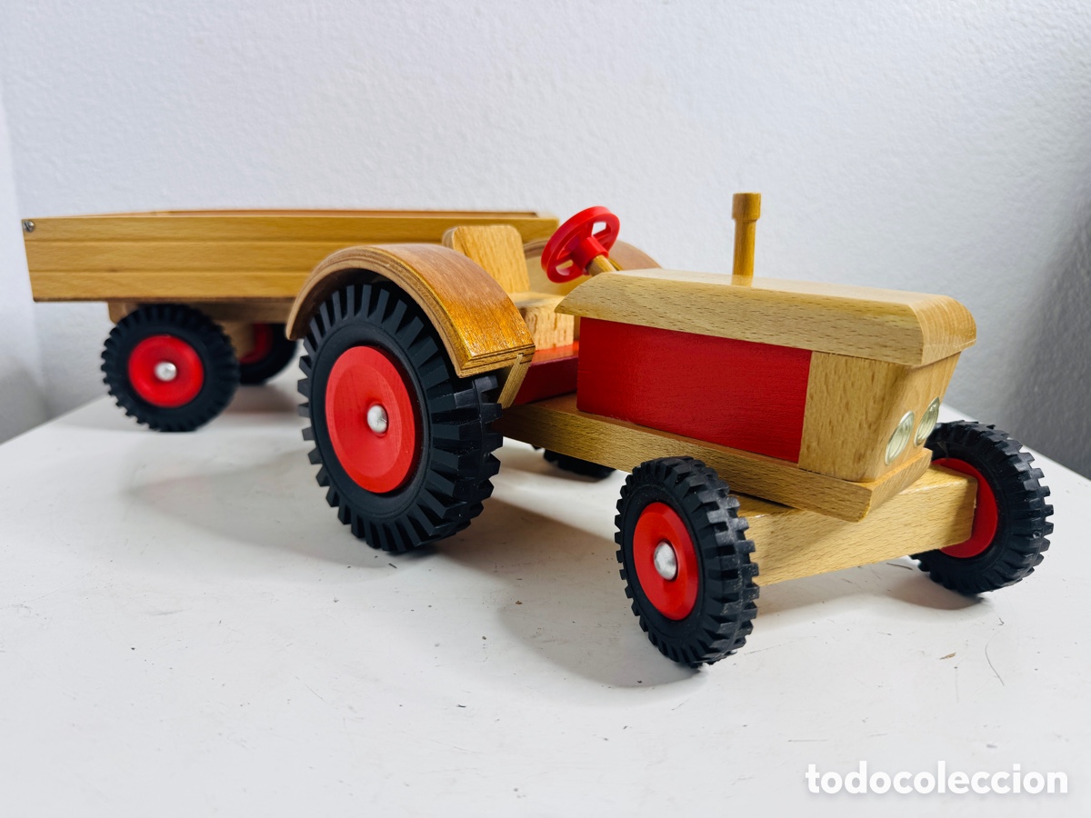 Vintage: Tractor Madera Made in RDA - Foto 1