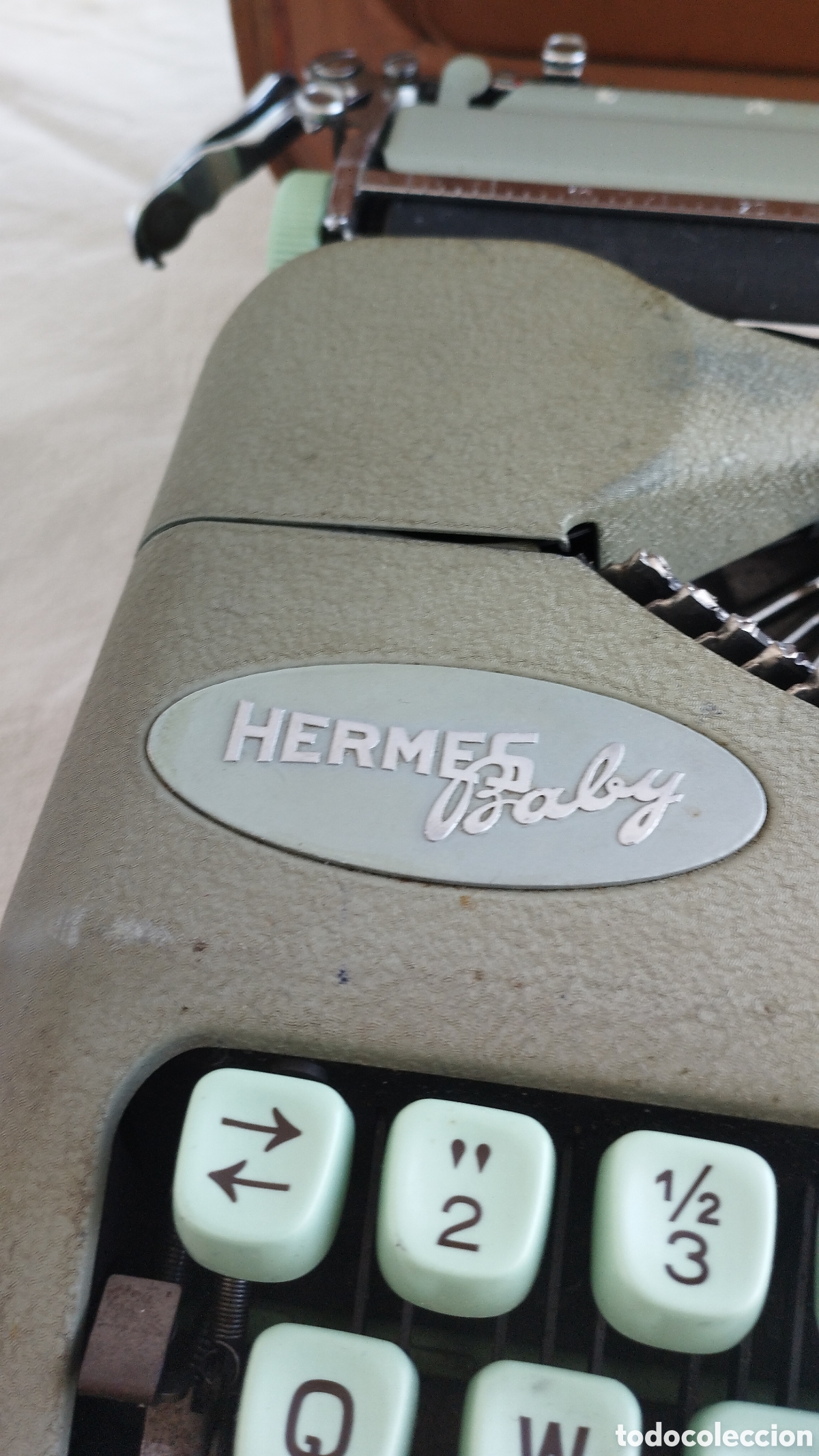 Vintage: Maquina de escribir Hermes 1940 - Foto 5