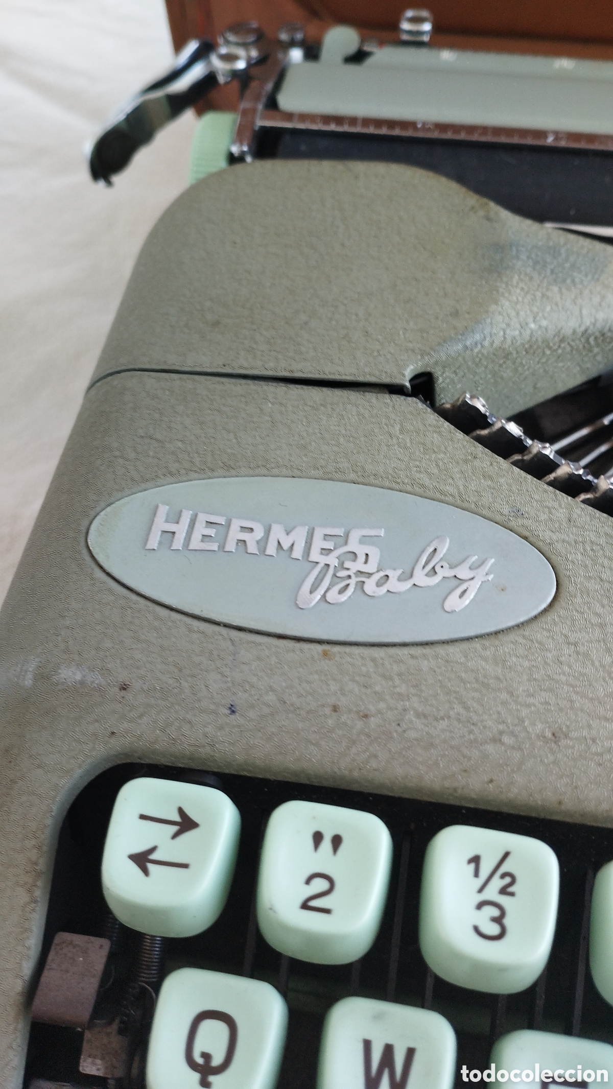 Vintage: Maquina de escribir Hermes 1940 - Foto 8