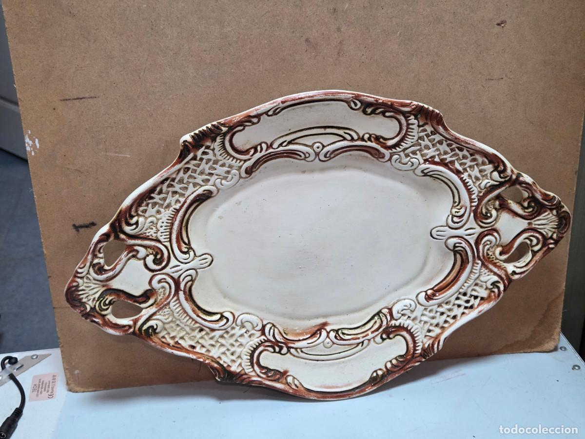 Vintage: bandeja grande de ceramica - Foto 1