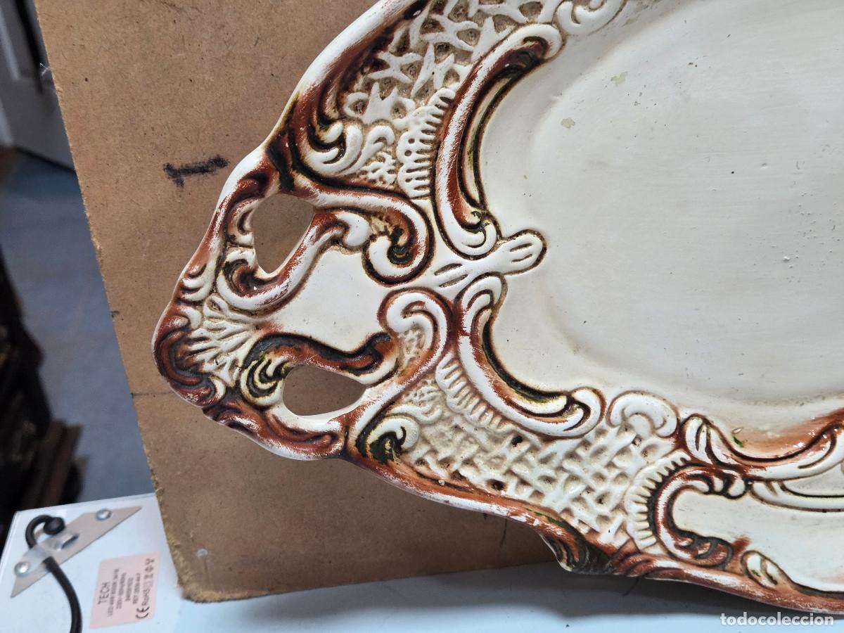 Vintage: bandeja grande de ceramica - Foto 2