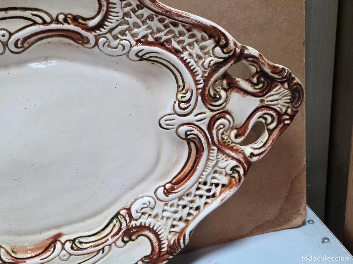 Vintage: bandeja grande de ceramica - Foto 3