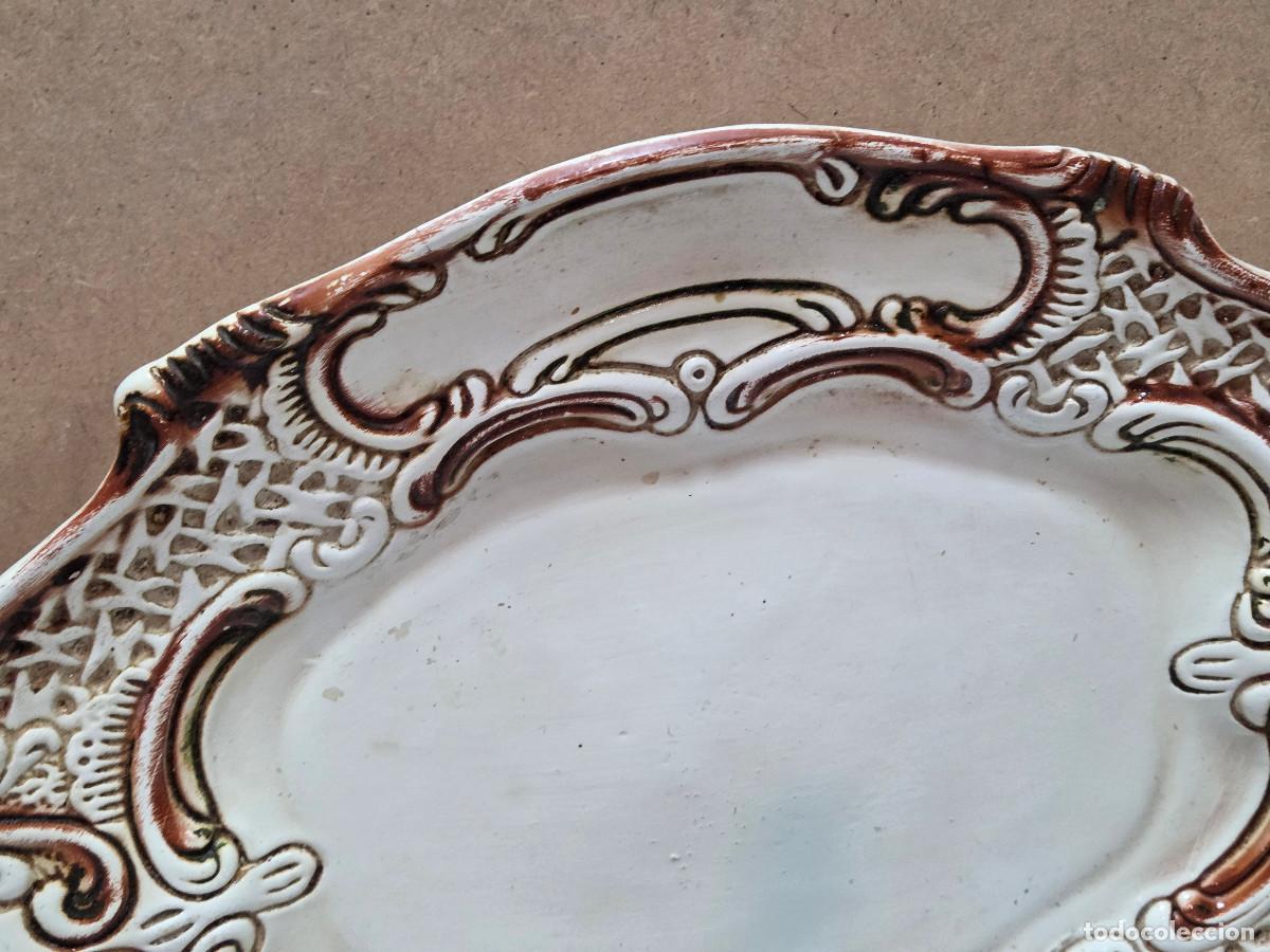 Vintage: bandeja grande de ceramica - Foto 4