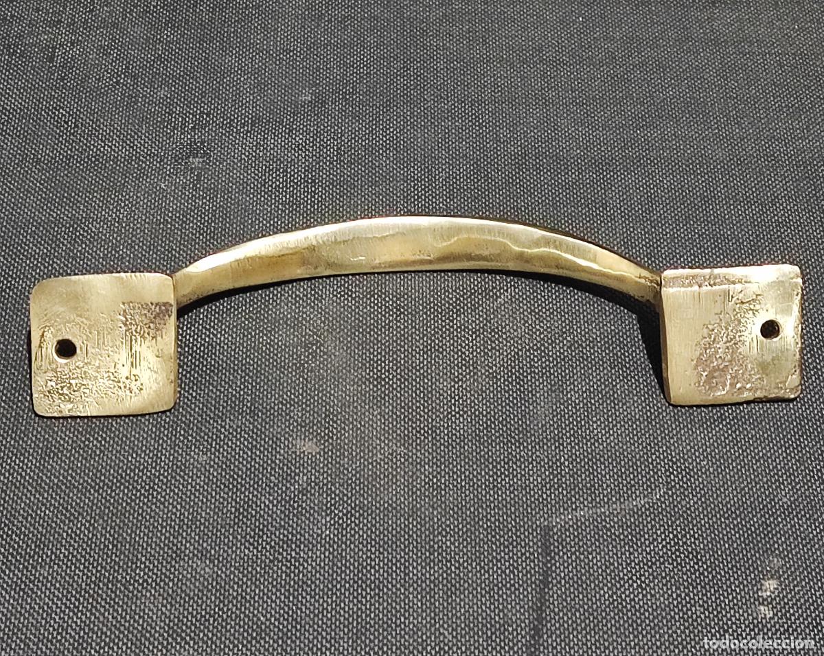 Vintage: BONITO Y PRACTICO TIRADOR DE PUERTA, EN BRONCE - Foto 4