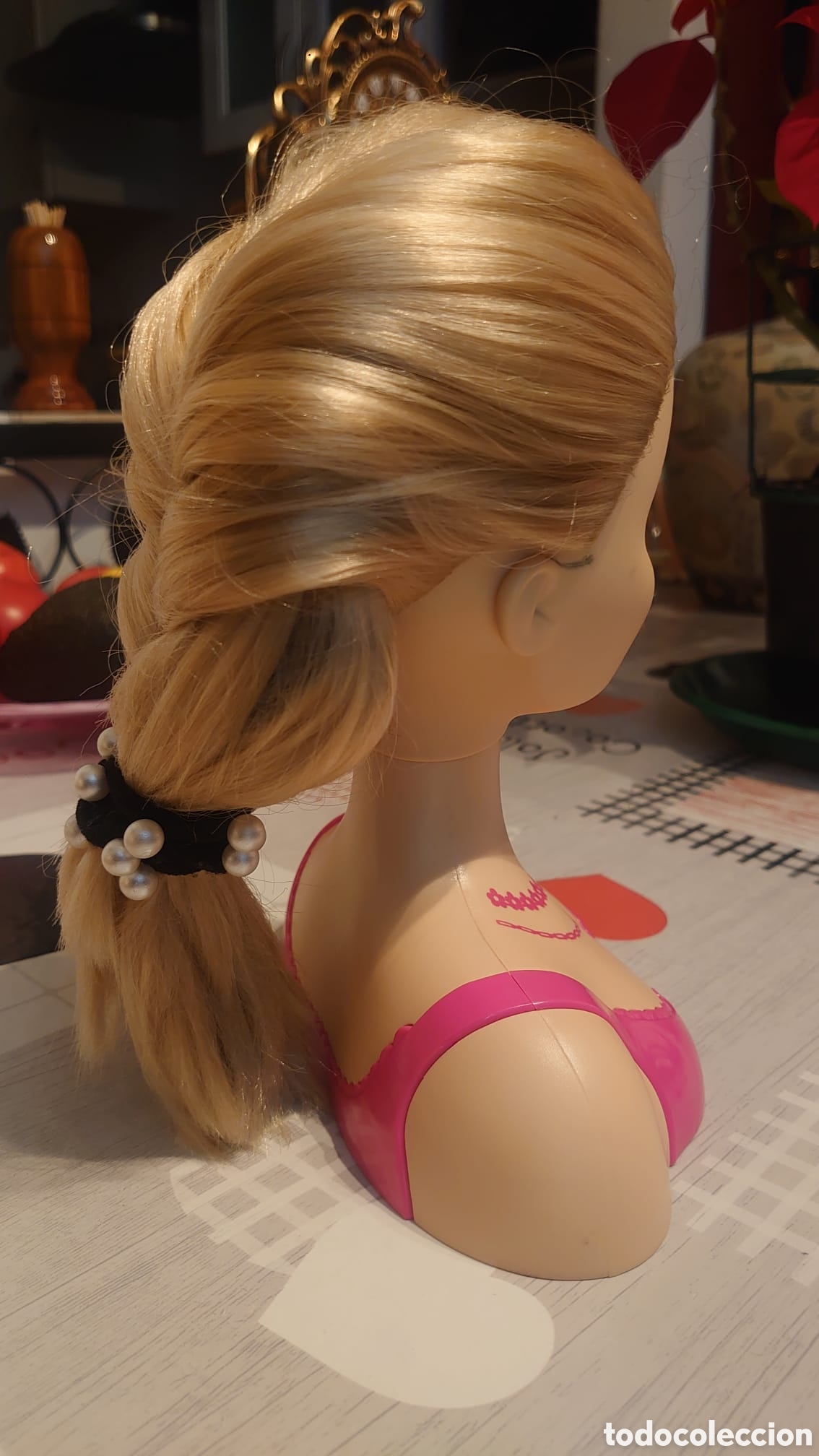 Vintage: Busto Barbie rosa matel - Foto 4