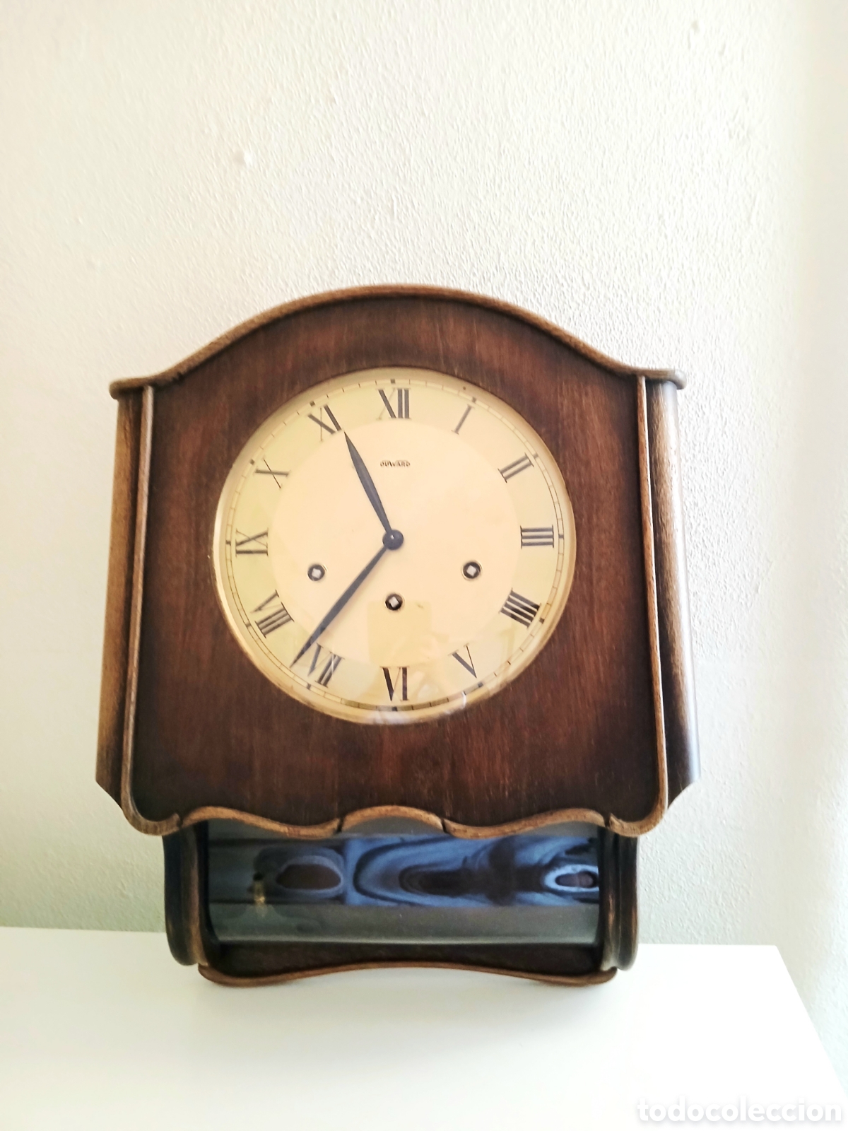Vintage: Reloj de pared carrillon suizo a&ntilde;os 1960