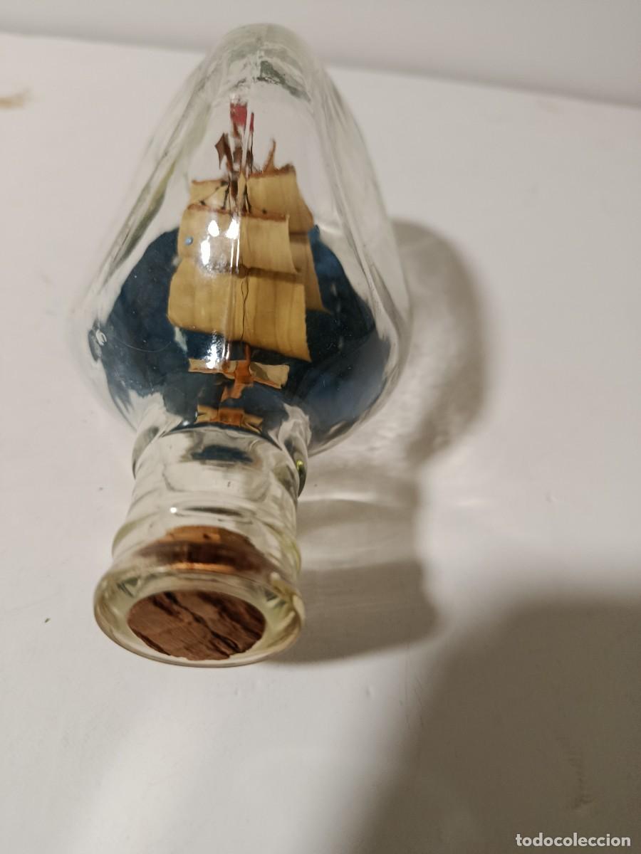 Vintage: BARCO EN BOTELLA DE CRISTAL. - Foto 4