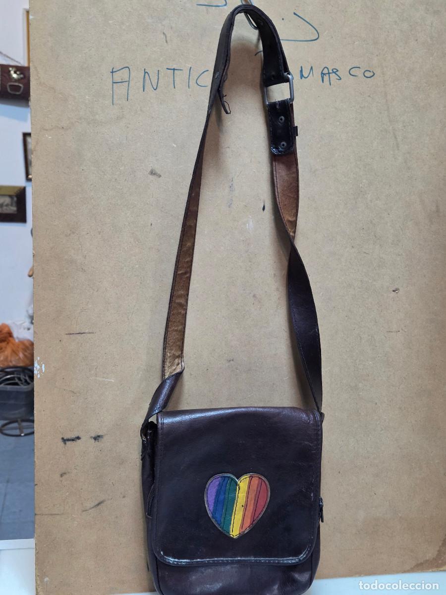 Vintage: bolso de cuero vintage - Foto 1