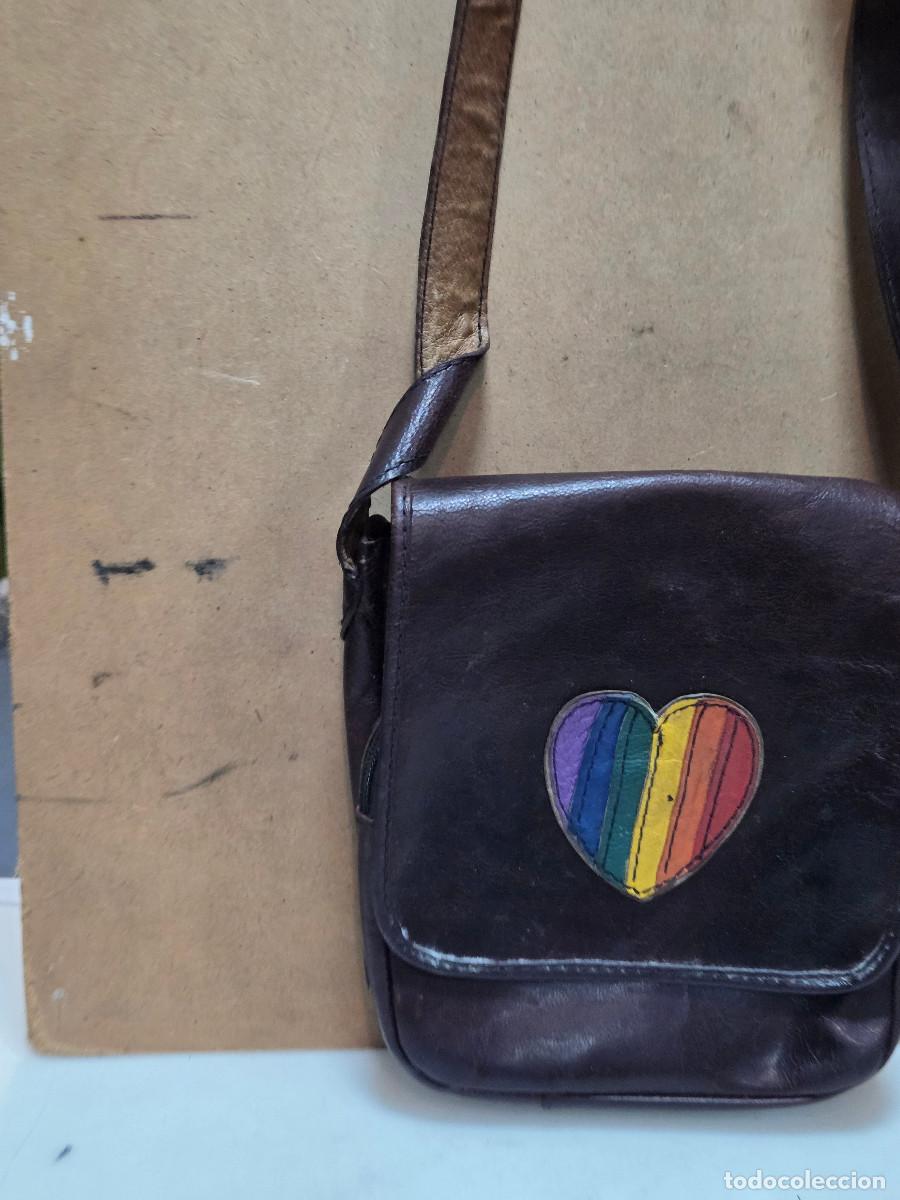 Vintage: bolso de cuero vintage - Foto 2