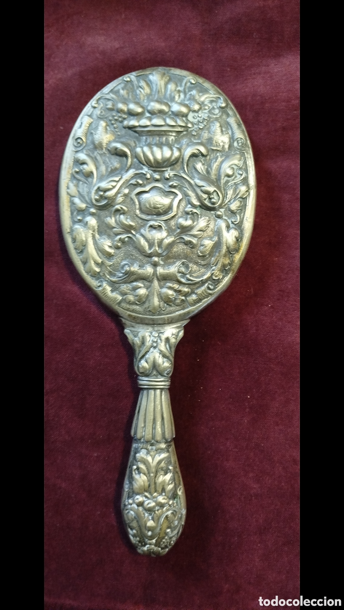 Vintage: Espejo de tocador plateado - Foto 2