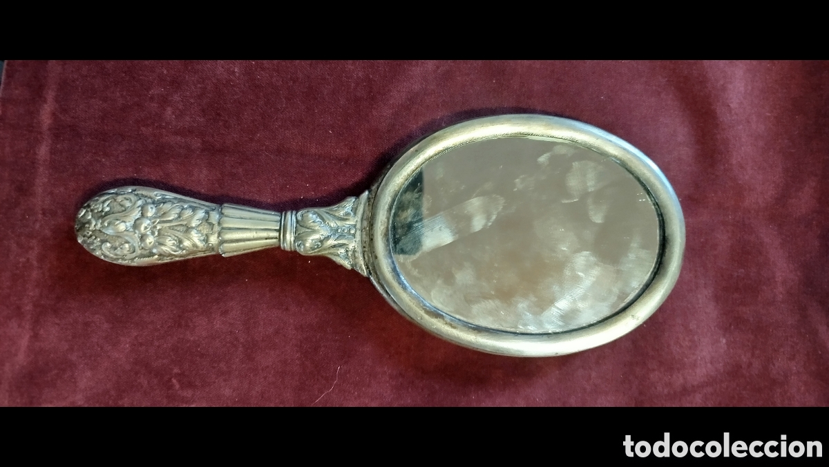 Vintage: Espejo de tocador plateado - Foto 1