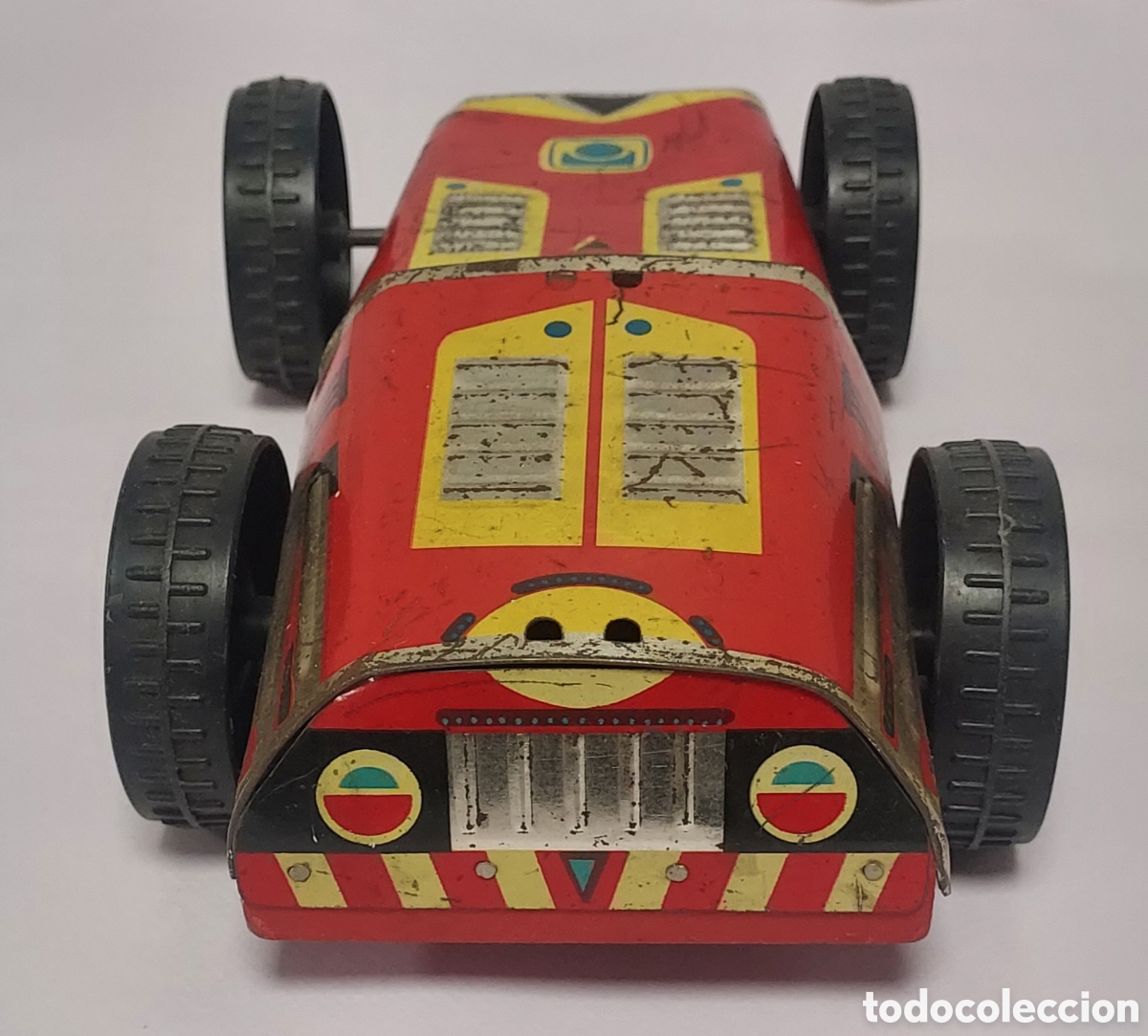 Vintage: Coche de hojalata y madera sovi&eacute;tico vintage - Foto 4