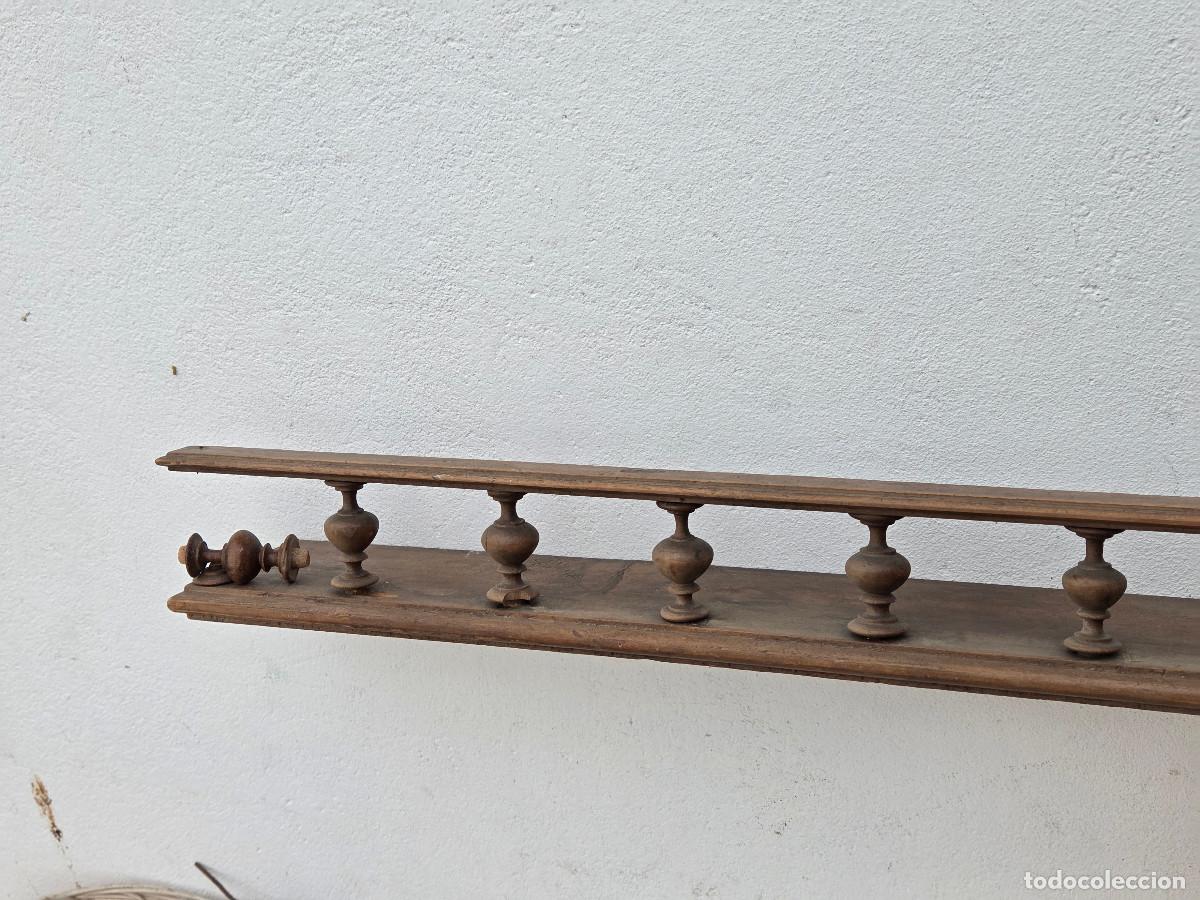 Vintage: repiza antigua de madera - Foto 4