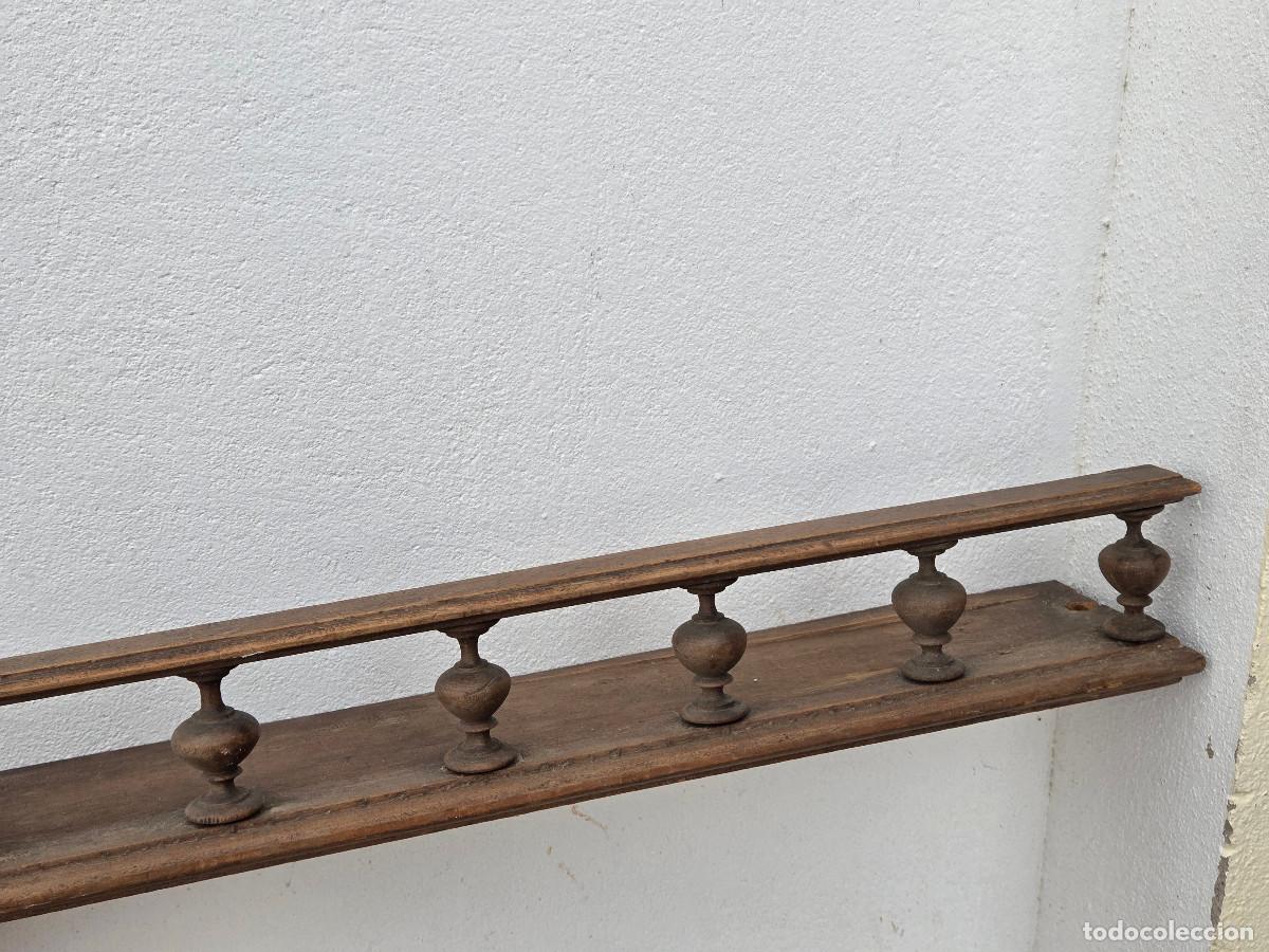 Vintage: repiza antigua de madera - Foto 5